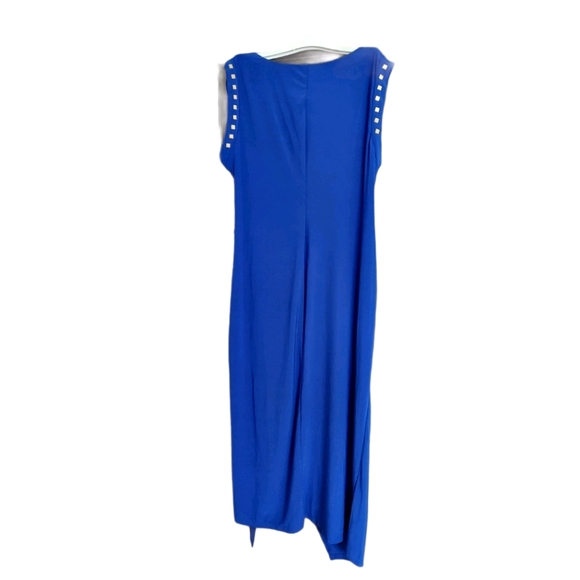 - NWT Soho Apparel Studded Blue Maxi Dress - Picture 2 of 10